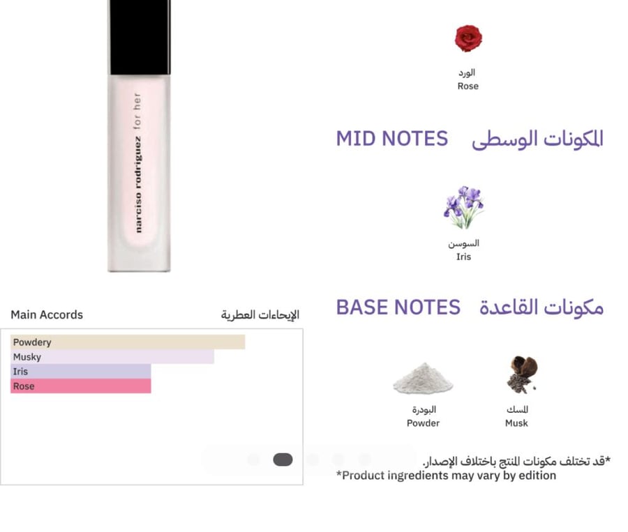 عطر الشعر فور هير للنساء من نارسيسو رودريغز - 30م