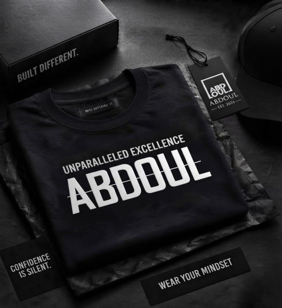 تيشيرت ABDOUL أسود