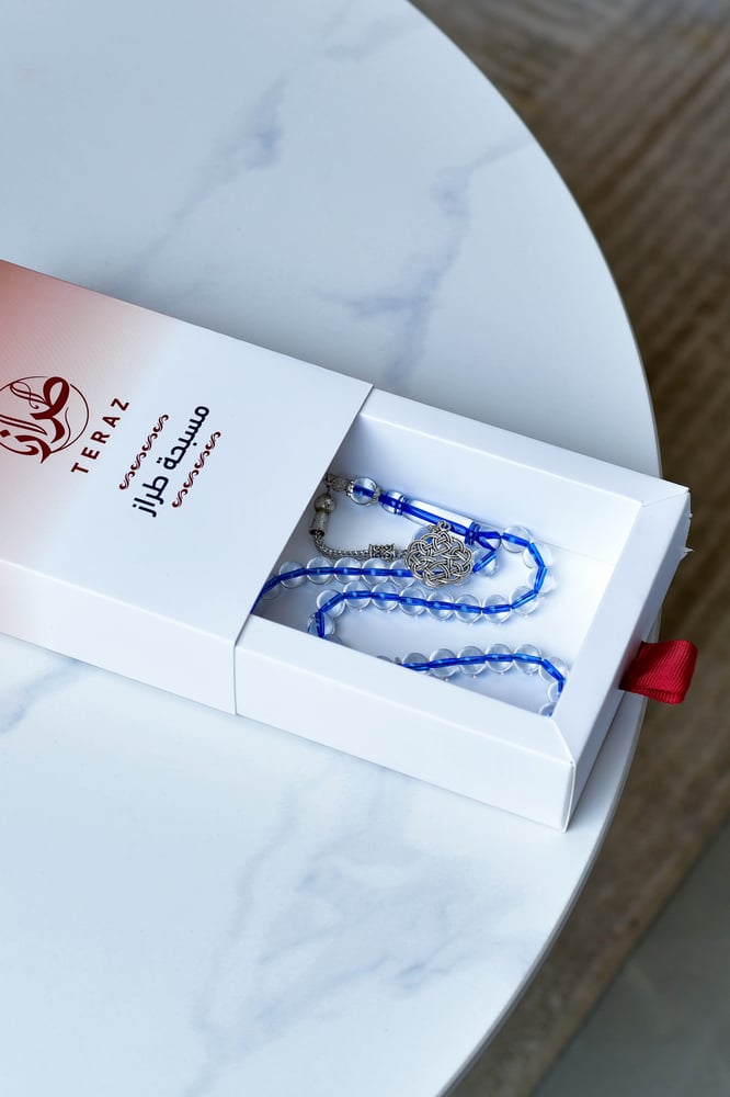 بكلايت طرابزونة خيط ازرق شفافه