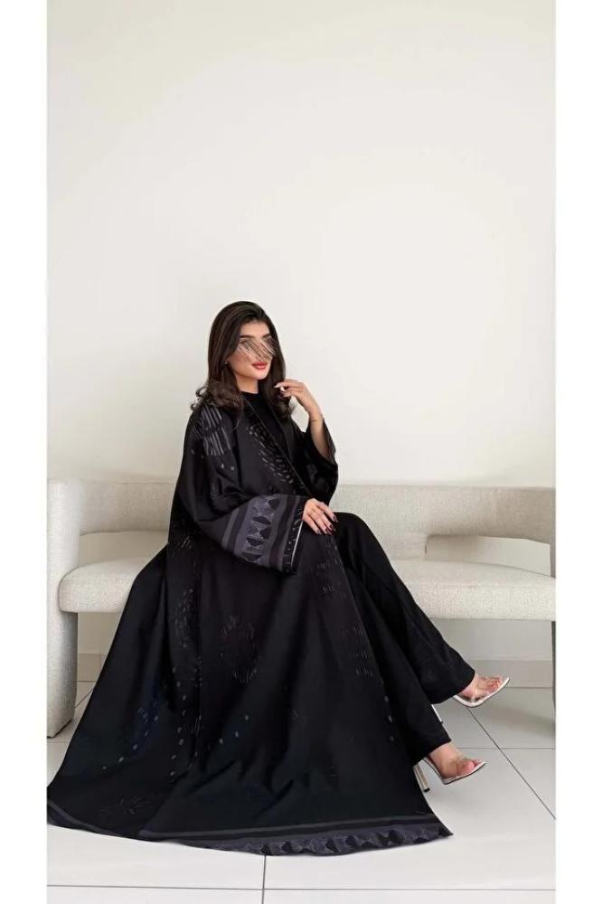 AYA MWT1067 -عباية طباعة | Printed Abaya