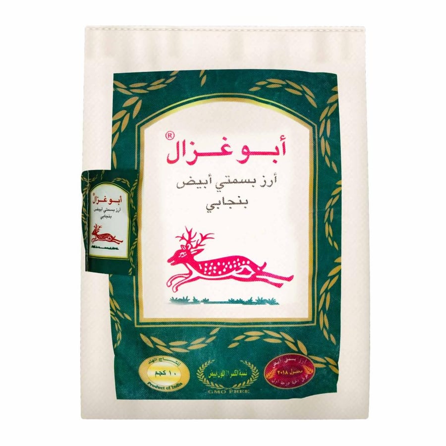 أبوغزال أرز بسمتي أبيض بنجابي 10كج