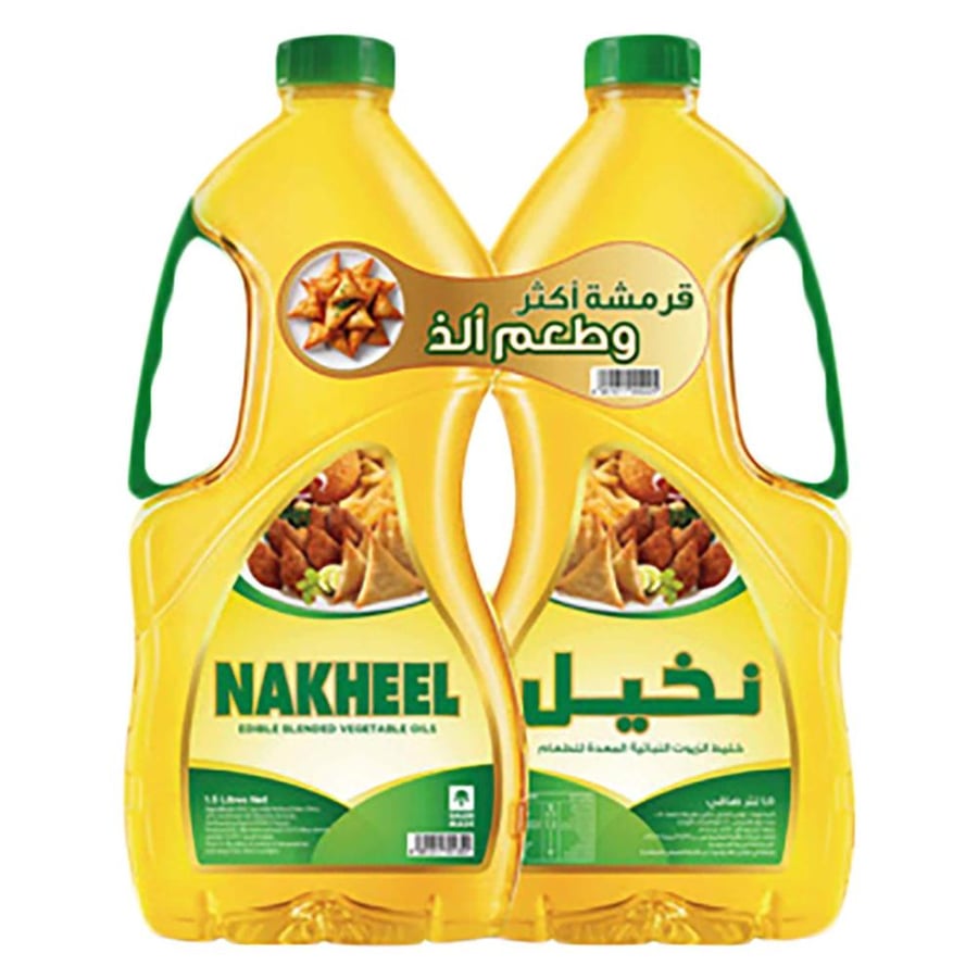 النخيل - خليط الزيوت النباتية لأغراض القلي 1.5 لتر ×2