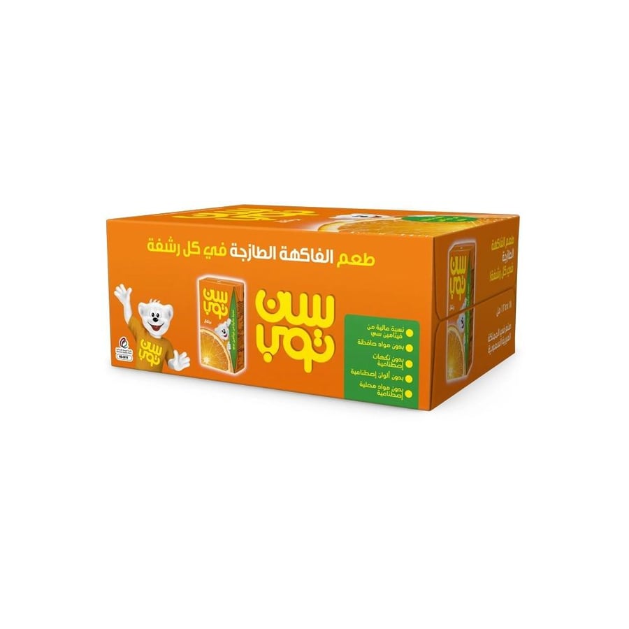 عصير سن توب برتقال 125مل × 30 حبة