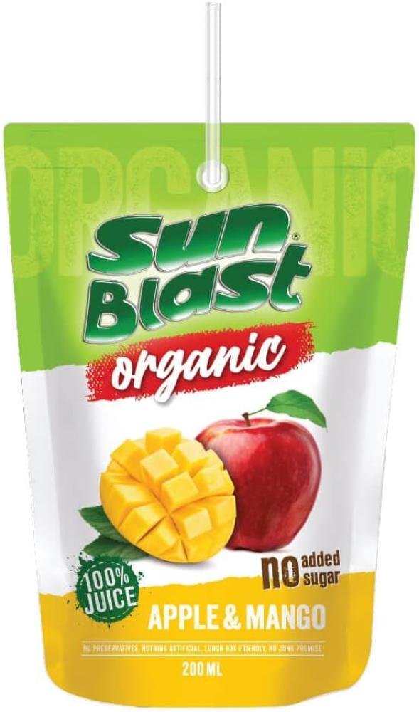 Sun Blast Apple & Mango Juice, 200 Ml
