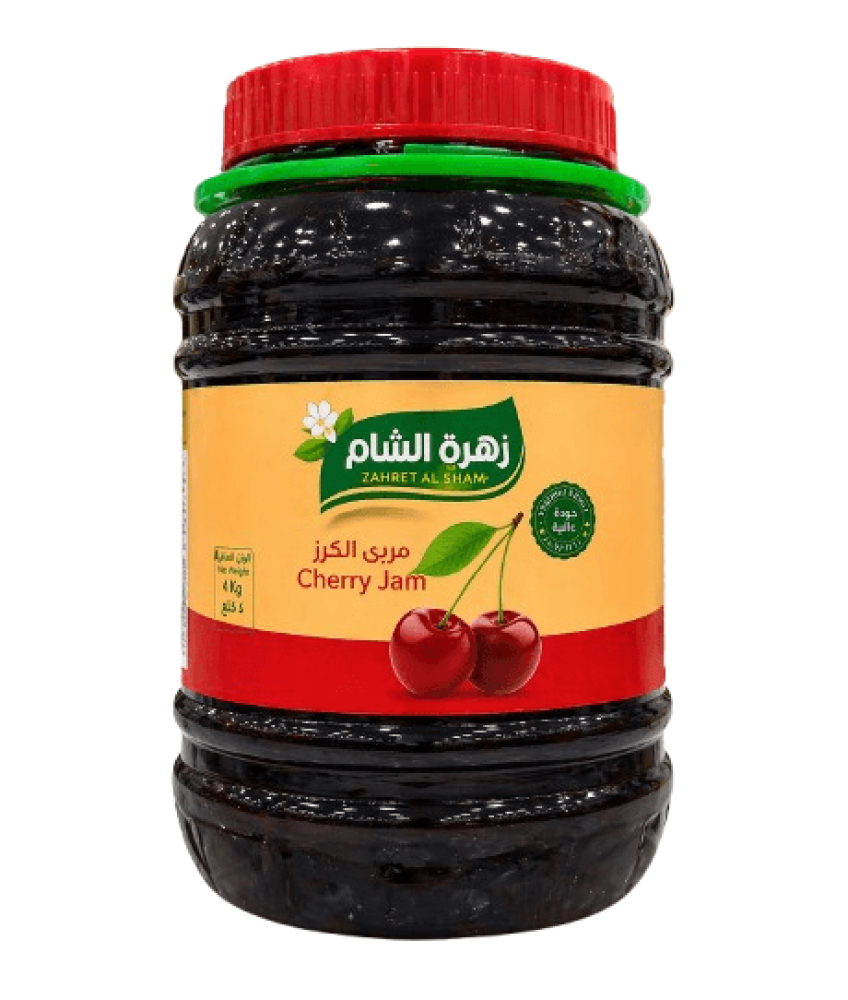 زهرة الشام مربى الكرز 5 كغ 4 كرتون