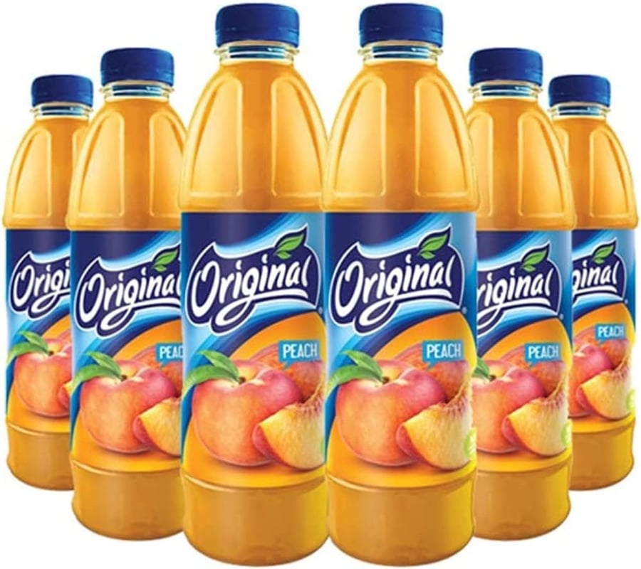 عصير اورجنال بنكهة الخوخ، 6 عبوات × 1.4 لتر