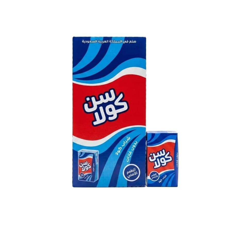سن كولا شراب كولا بدون غازات 250 مل 30 حبة