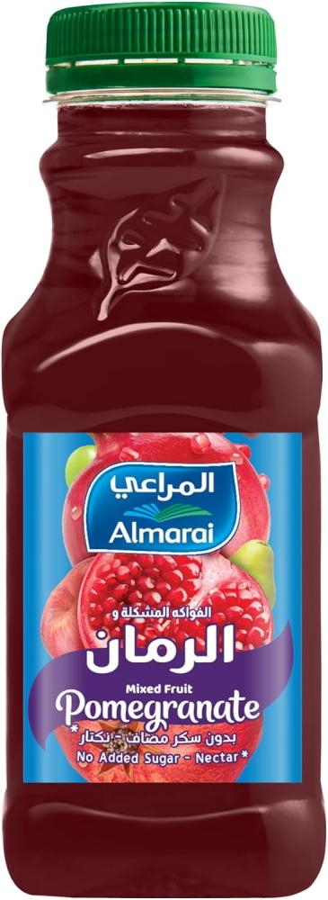 المراعي عصير رمان فواكه مشكلة بدون سكر مضاف 300 مل