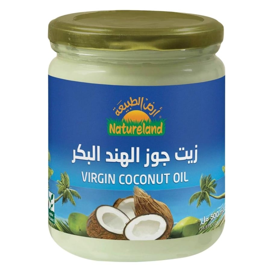 أرض الطبيعة - زيت جوز الهند العضوي 500 مل