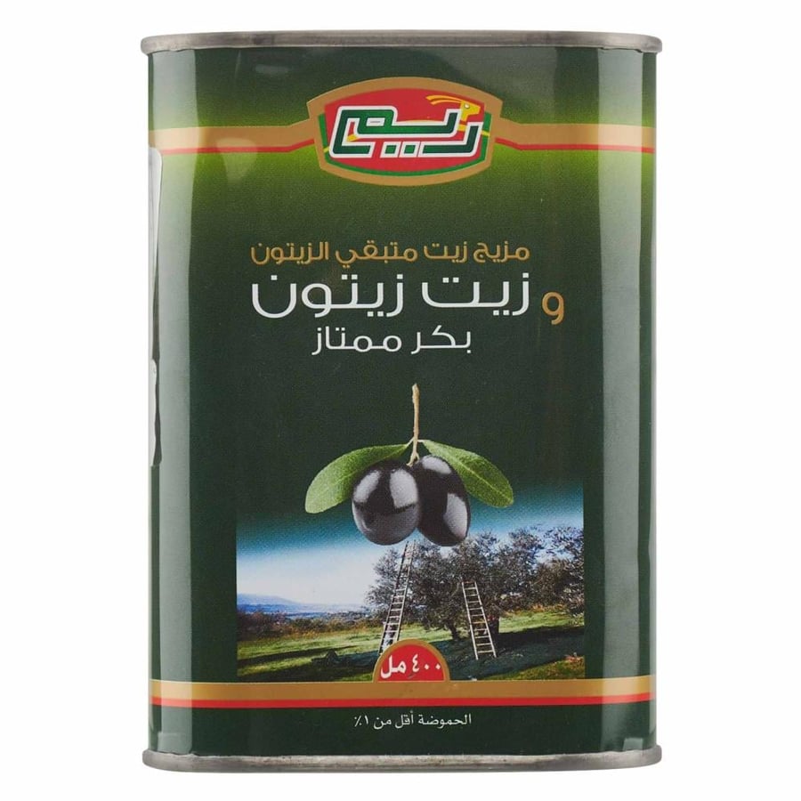 ريم خليط زيت متبقي الزيتون وزيت زيتون بكر ممتاز، 400 مل