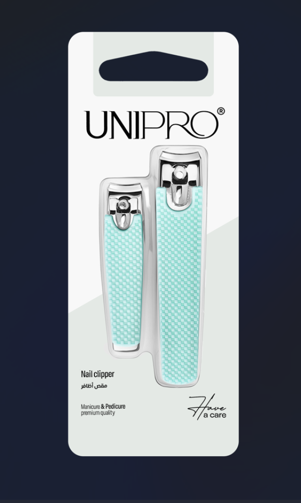 4813-قصافتين أظافر صغير وكبير بكرت UNIPRO
