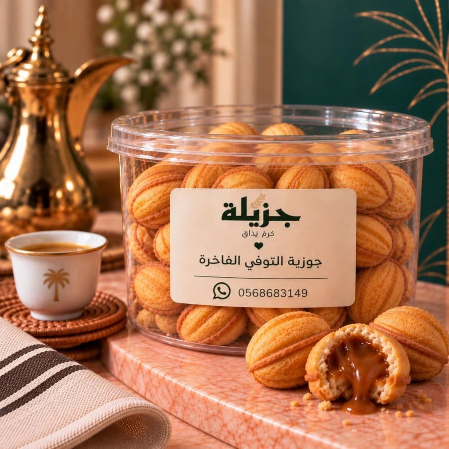 ٦٠ حبة من جوزية التوفي الفاخرة