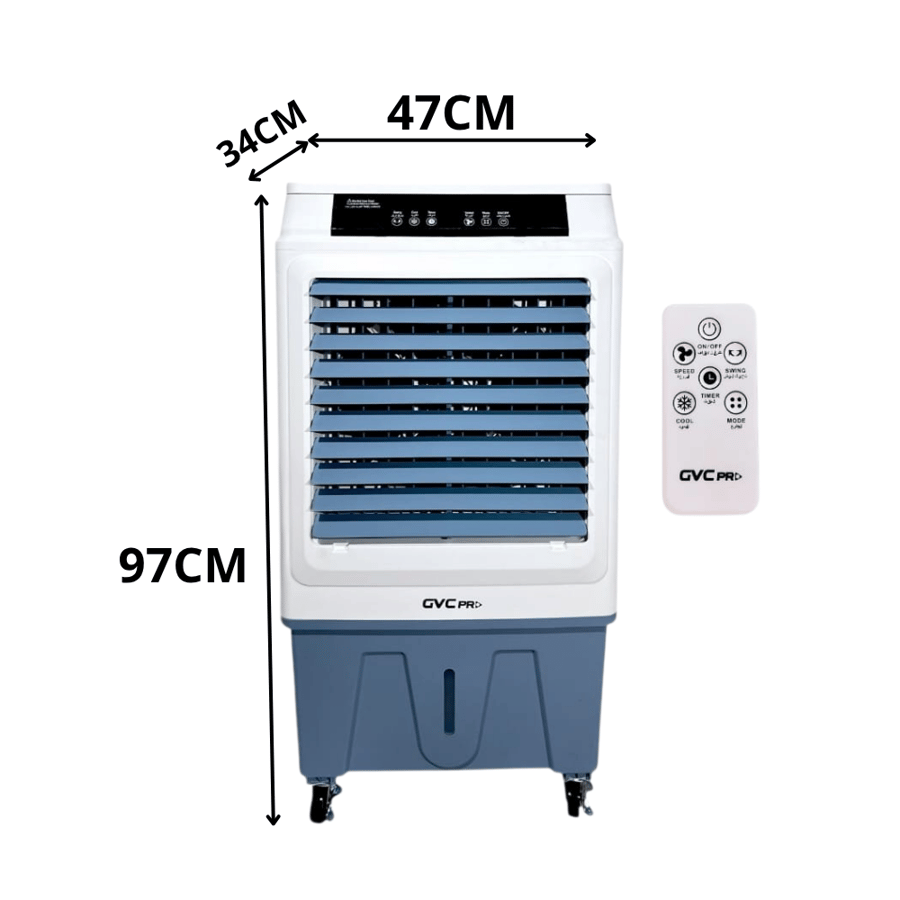 مكيف هواء صحراوي متنقل للمنزل – سعة 45 لتر، 120 واط مع ريموت كنترول تبريد قوي واستهلاك منخفض للطاقة