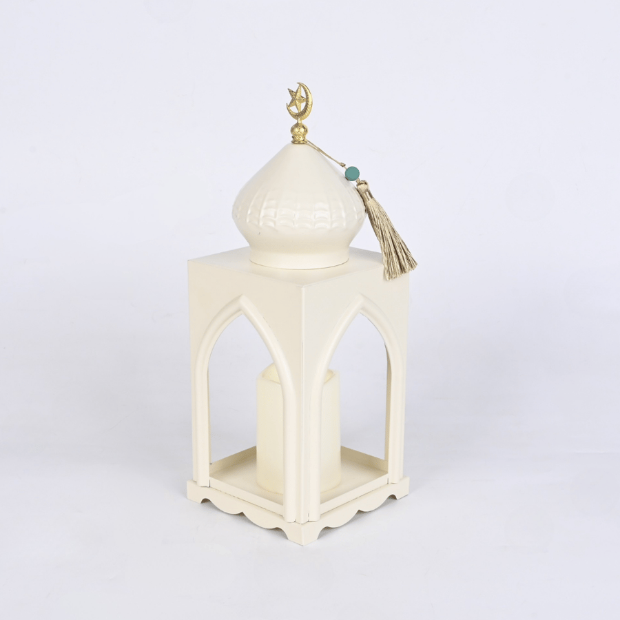 فانوس رمضان بإضاءة أنيقة وتصميم مميز - طراز ب