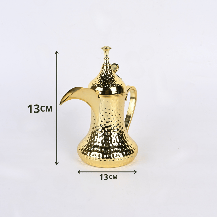 دلة استيل قهوة عربي ذهبي 26 اونص-تصميم انيق وراقي