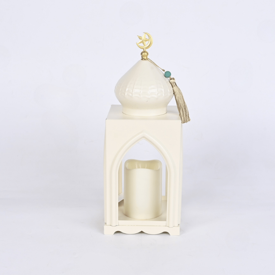 فانوس رمضان بإضاءة أنيقة وتصميم مميز - طراز ب