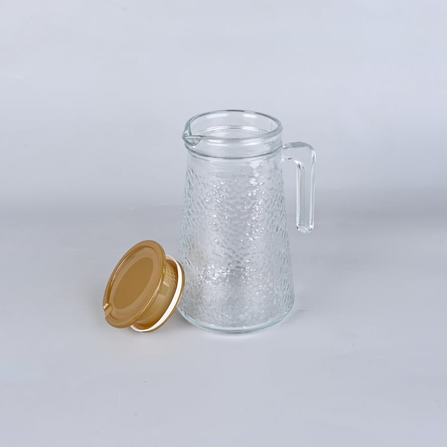 طقم جيك زجاج مع كاسات 5 قطع تصميم راقي - طراز ج