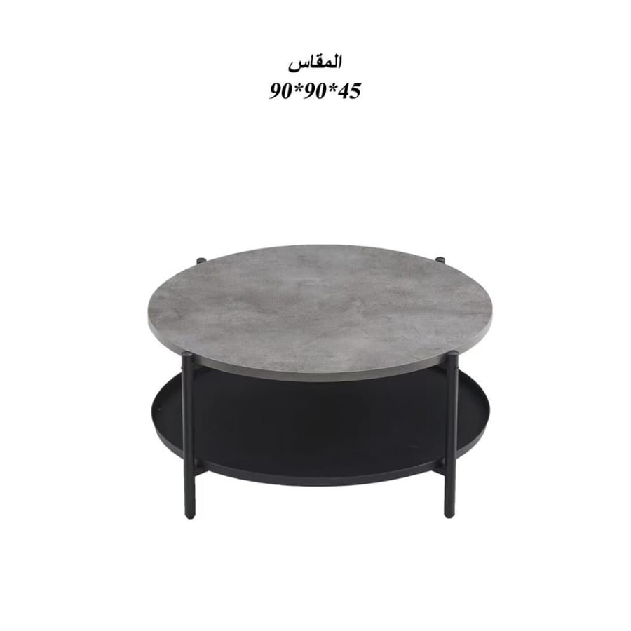 طاولة قهوة خشب مفرد - طراز ط