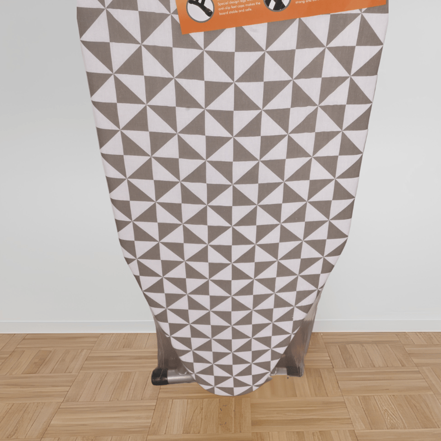 طاولة كوي كاسيلو 120×38 سم لون أبيض مع بني – تصميم عصري أنيق يوفر الثبات والراحة أثناء الكي، لتمنحك نتائج مثالية وتجربة استخدام عملية تناسب احتياجات المنزل الحديثة.