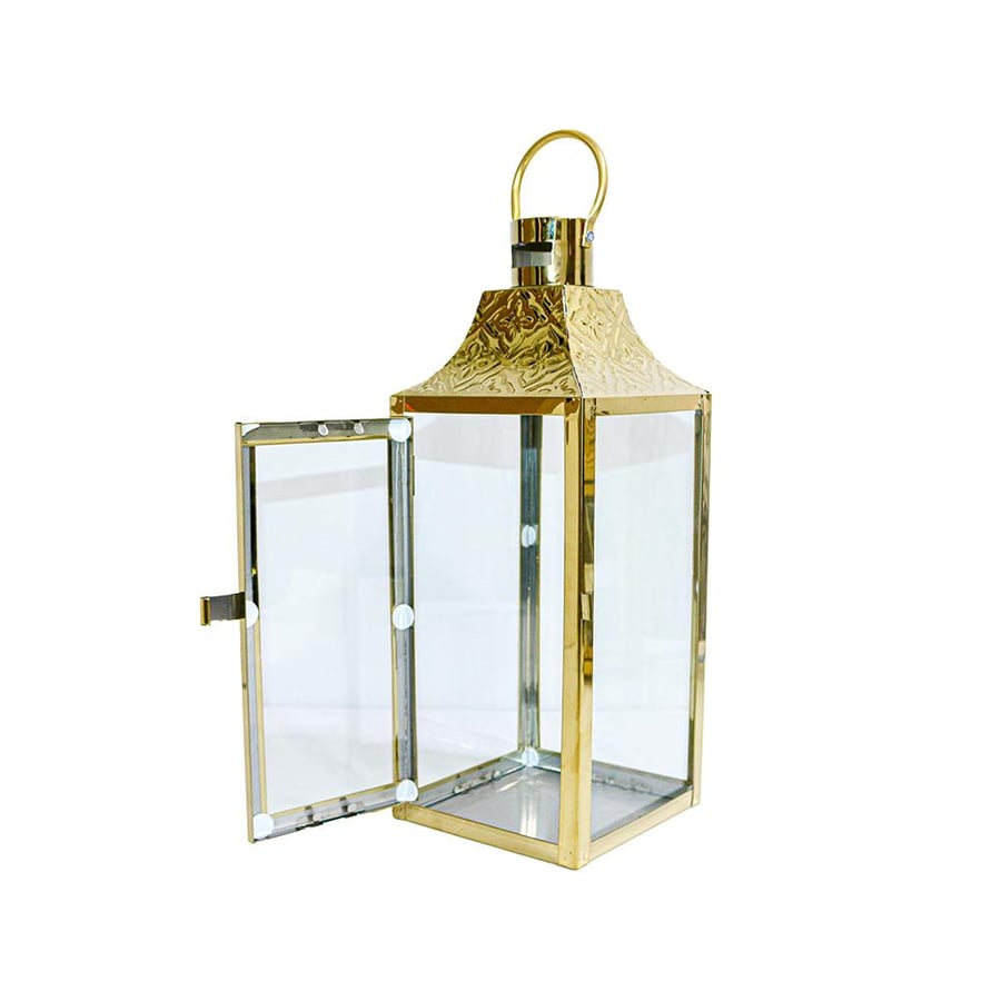 فانوس رمضان شموع ذهبي - طراز غ