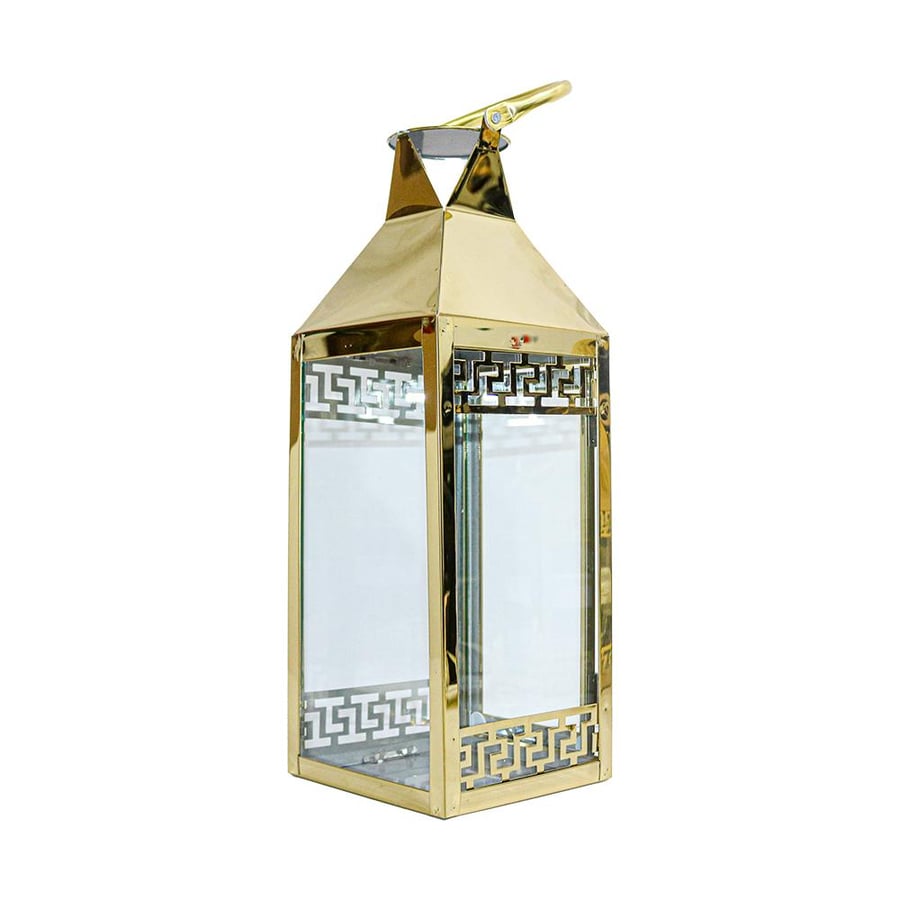 فانوس رمضان شموع ذهبي - طراز ر