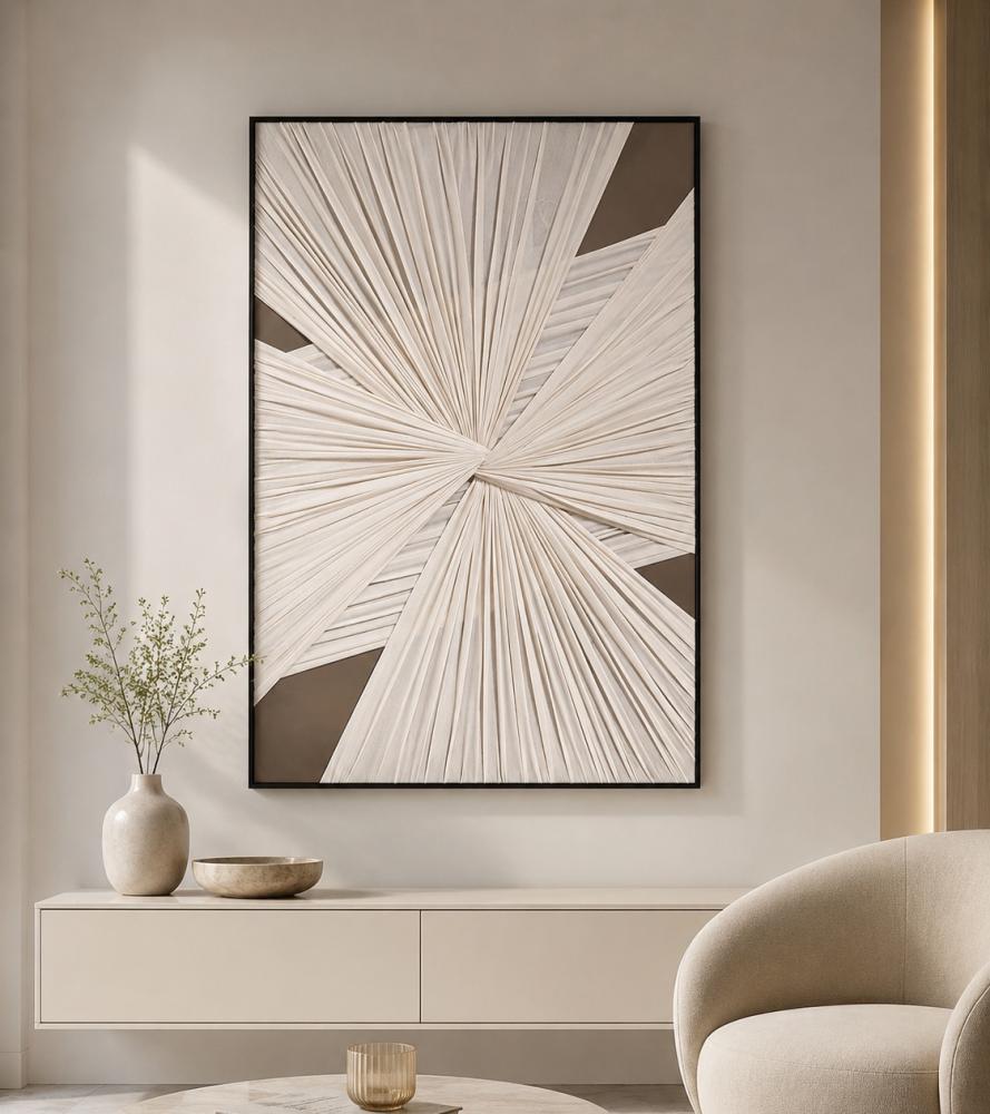 لوحة جدارية راسيلوك 80×120 سم بإطار أسود راقٍ بتصميم عصري مميز لإضفاء لمسة من الفخامة والأناقة على ديكور المنزل والمجالس والصالات