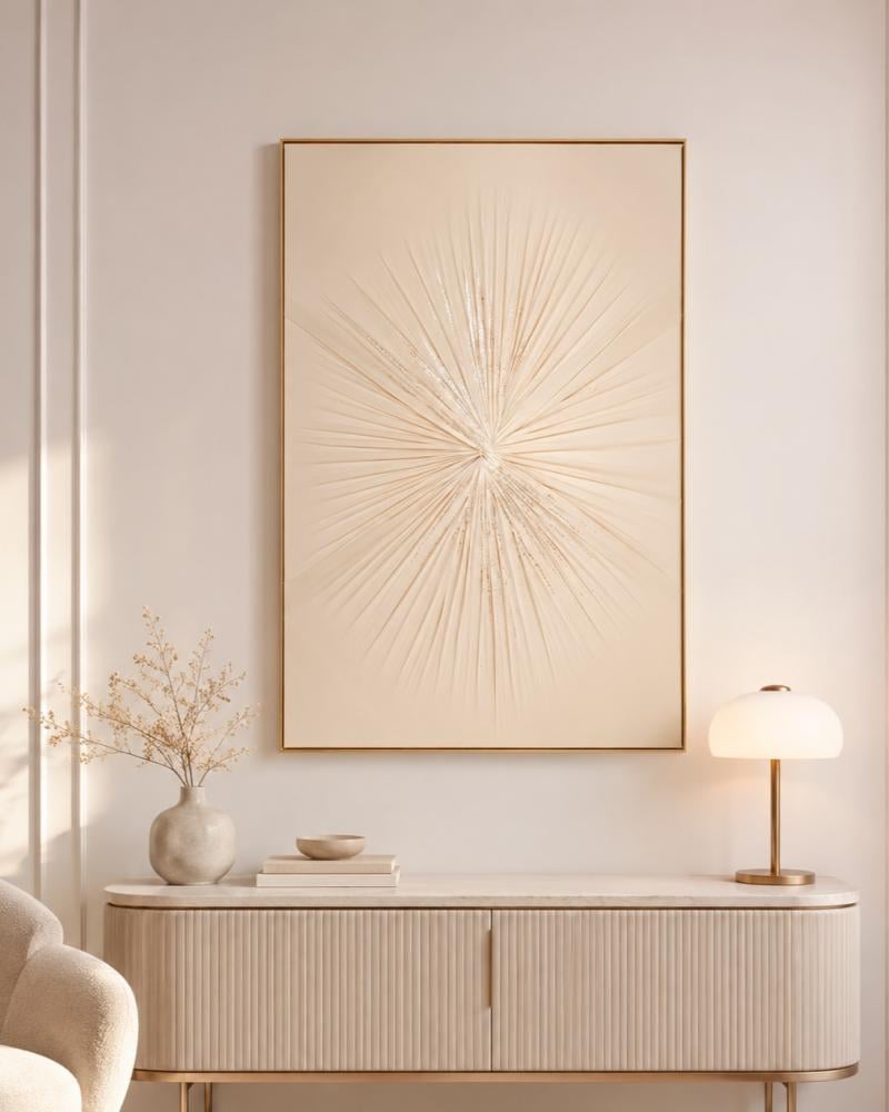 لوحة جدارية كاليدون 120×80 سم بإطار ذهبي – لوحة ديكور حائط عصرية للمجلس وغرفة المعيشة وغرفة النوم – ديكور فاخر بتصميم مميز