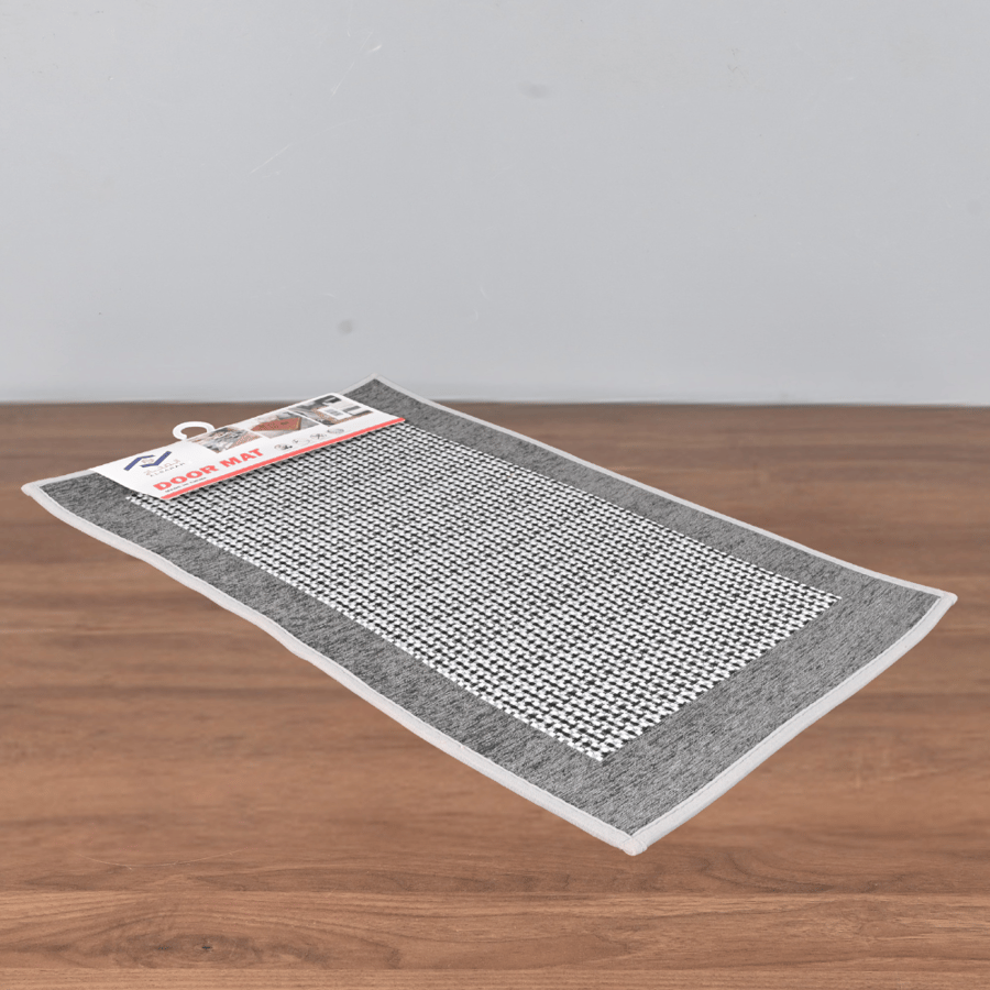 دعاسة أبواب ربل بلاستيك 50×78 سم لون رمادي – تصميم قوي مانع للانزلاق