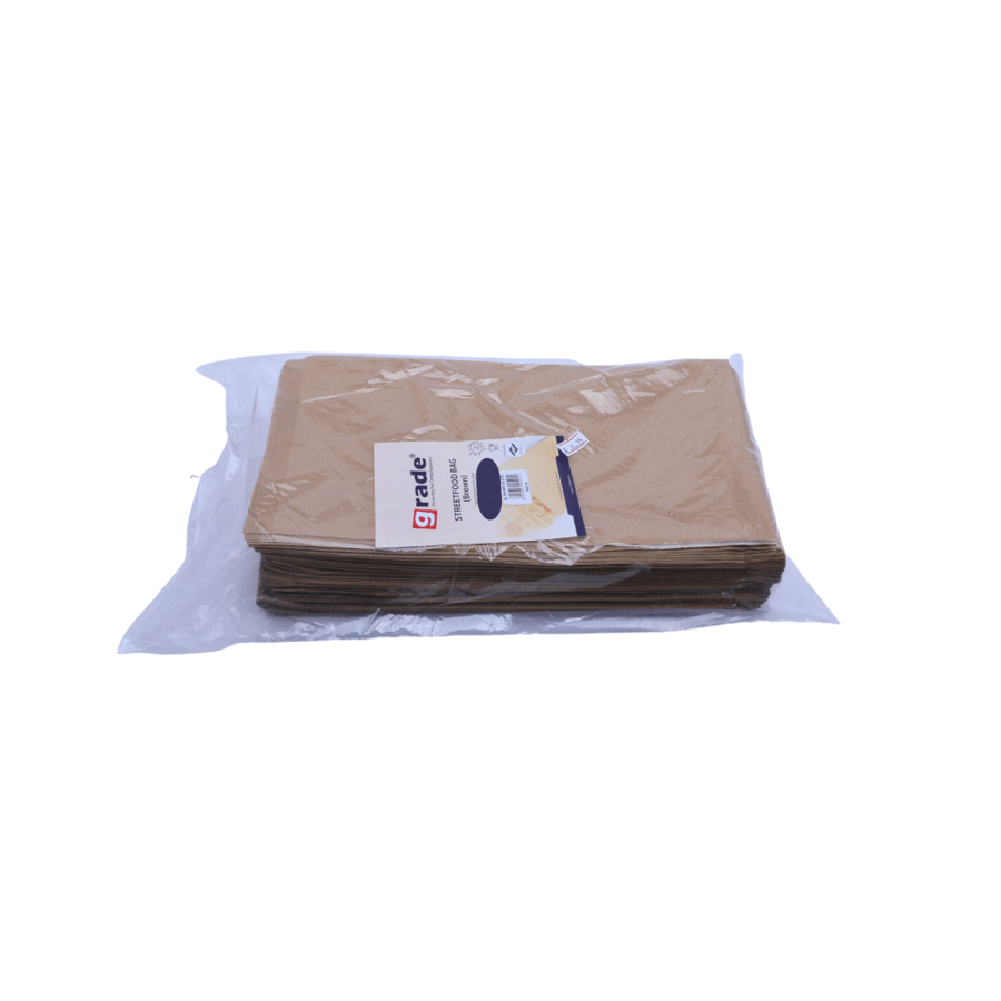 أكياس ورقيه بني  250 حبه - طراز أ