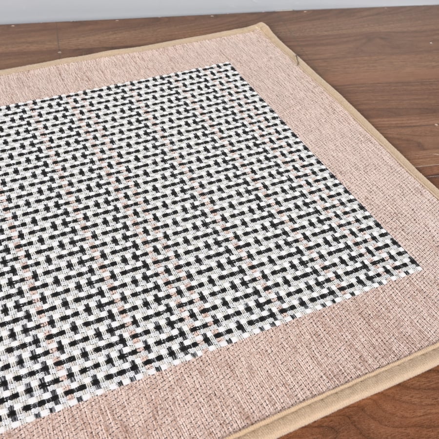 دعاسة أبواب ربل بلاستيك 50×78 سم لون بيج – تصميم قوي مانع للانزلاق