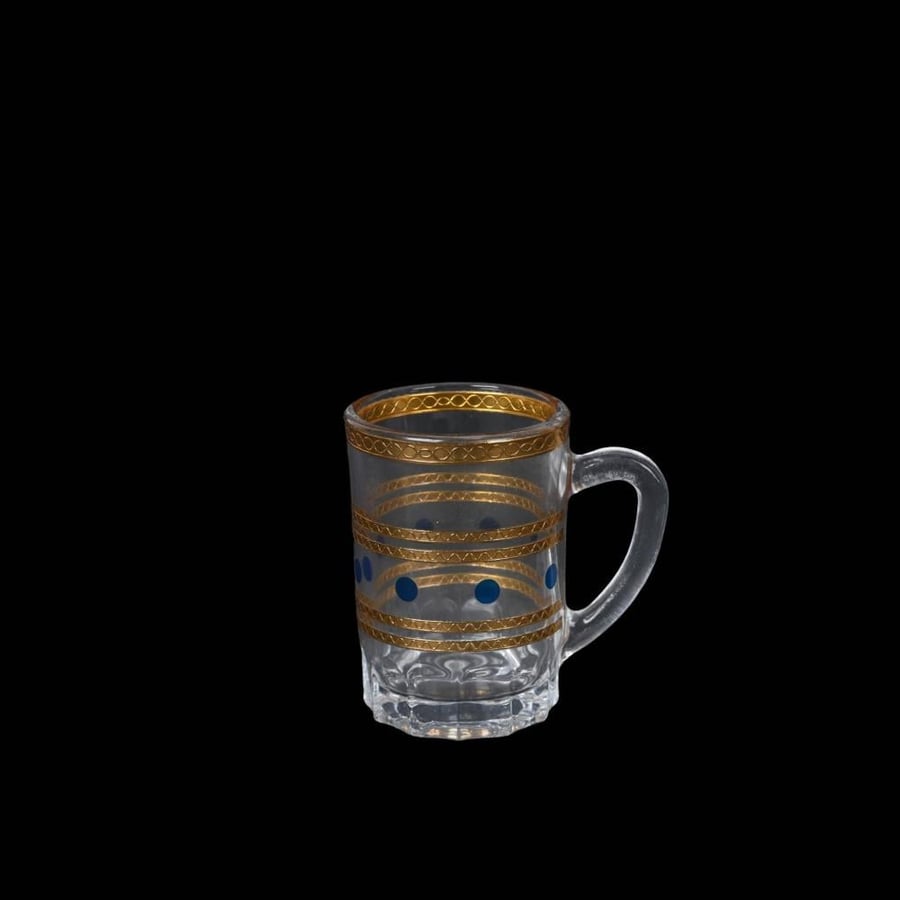 طقم بيالات شاي زجاج - طراز ح