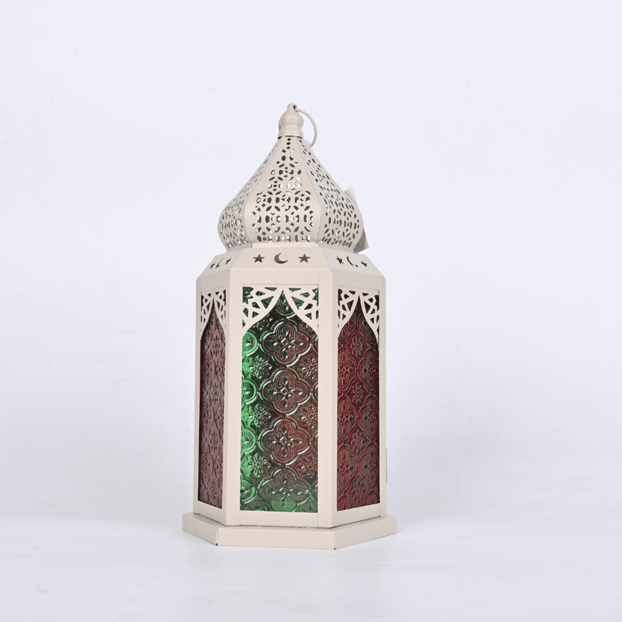 فانوس رمضان سلك إضاءة أنيق وتصميم مميز - طراز ب