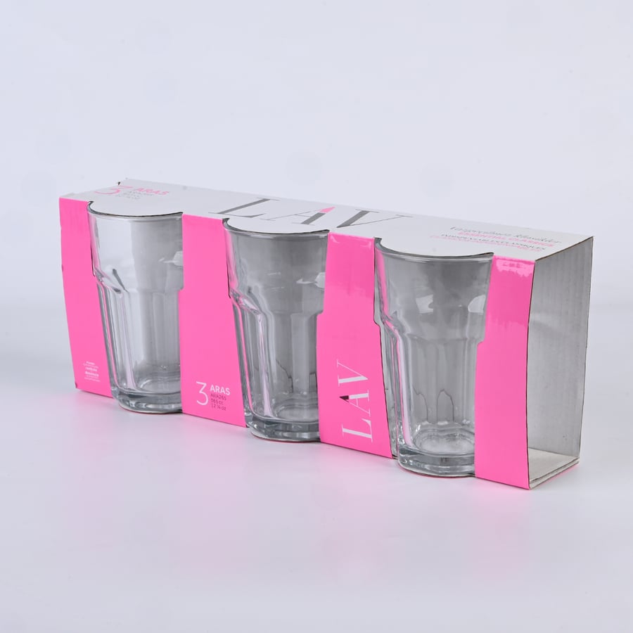 طقم كاسات زجاج ¼12 اوز