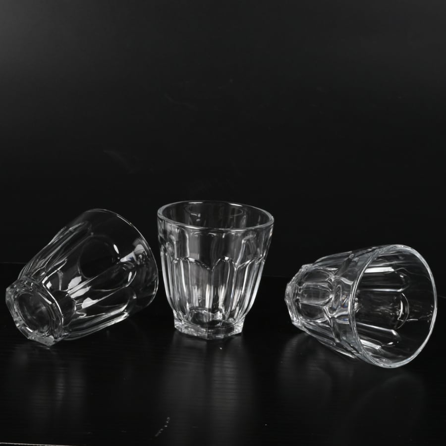 طقم كاسات زجاج  6 حبة 160 مل - طراز أ