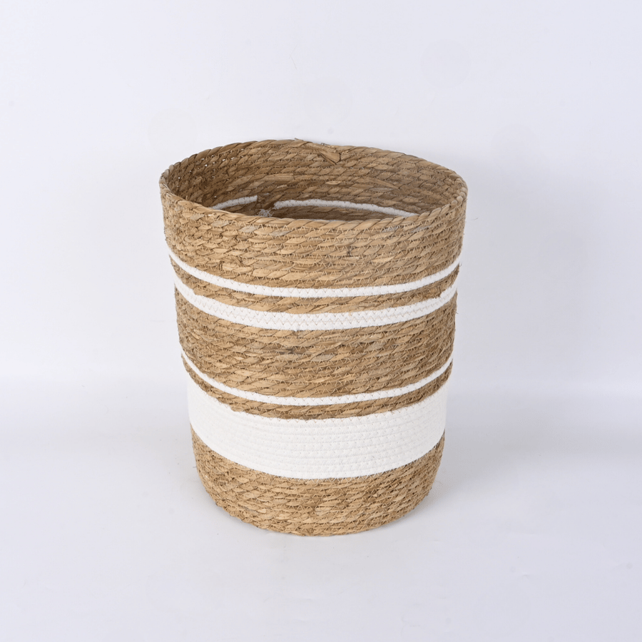 سلة ملابس خوص - طراز ج