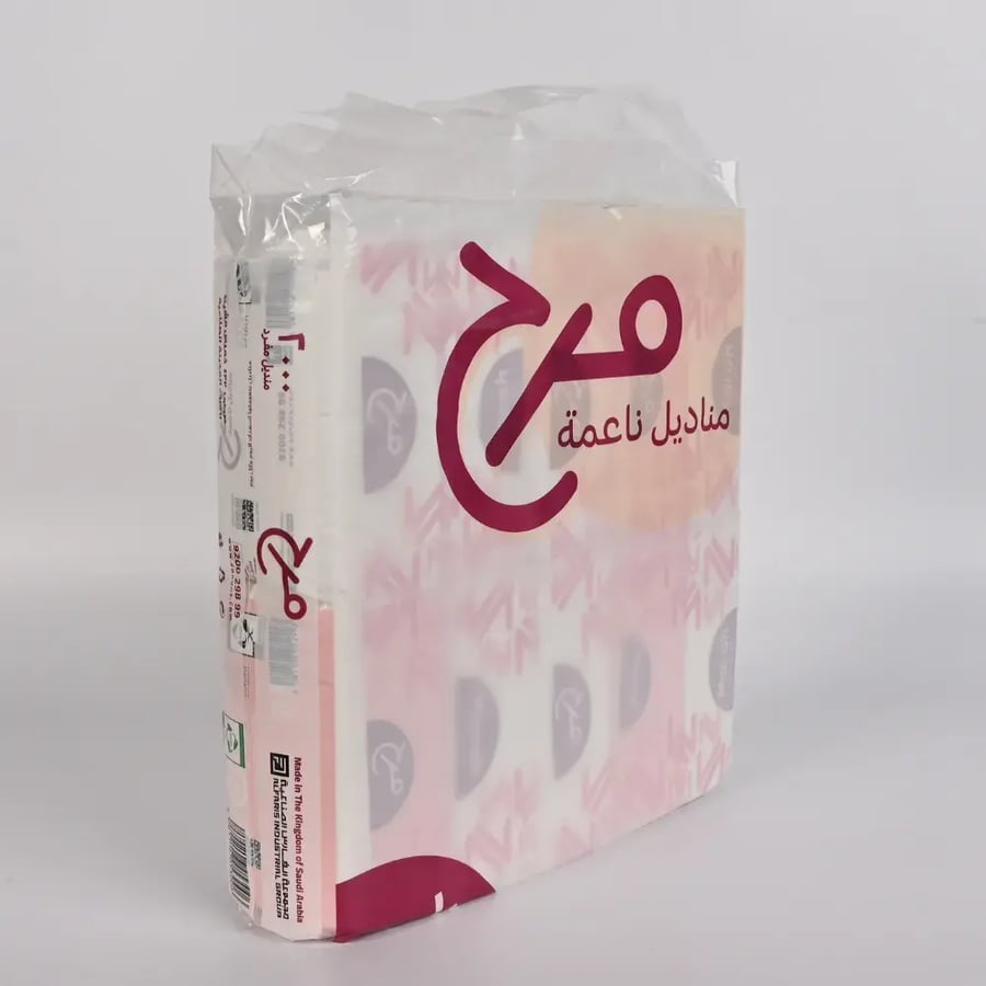 مناديل وجه مرح ناعمة 10 عبوات - بنعومتها تسعدك اليوم وكل يوم