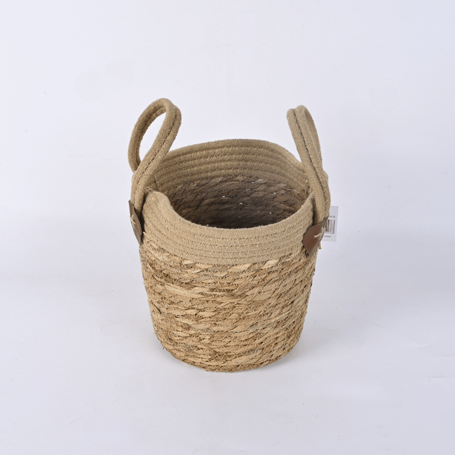 سلة خوص بيدين - طراز ج