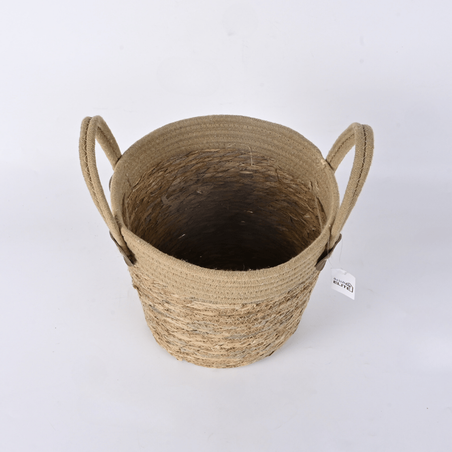 سلة خوص بيدين - طراز ب