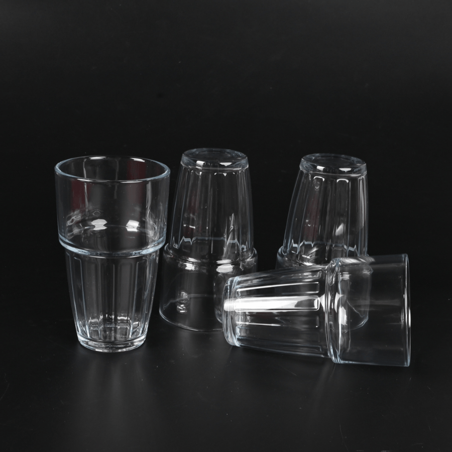طقم كاسات شاي 4حبة كبير 12 اوز - طراز أ