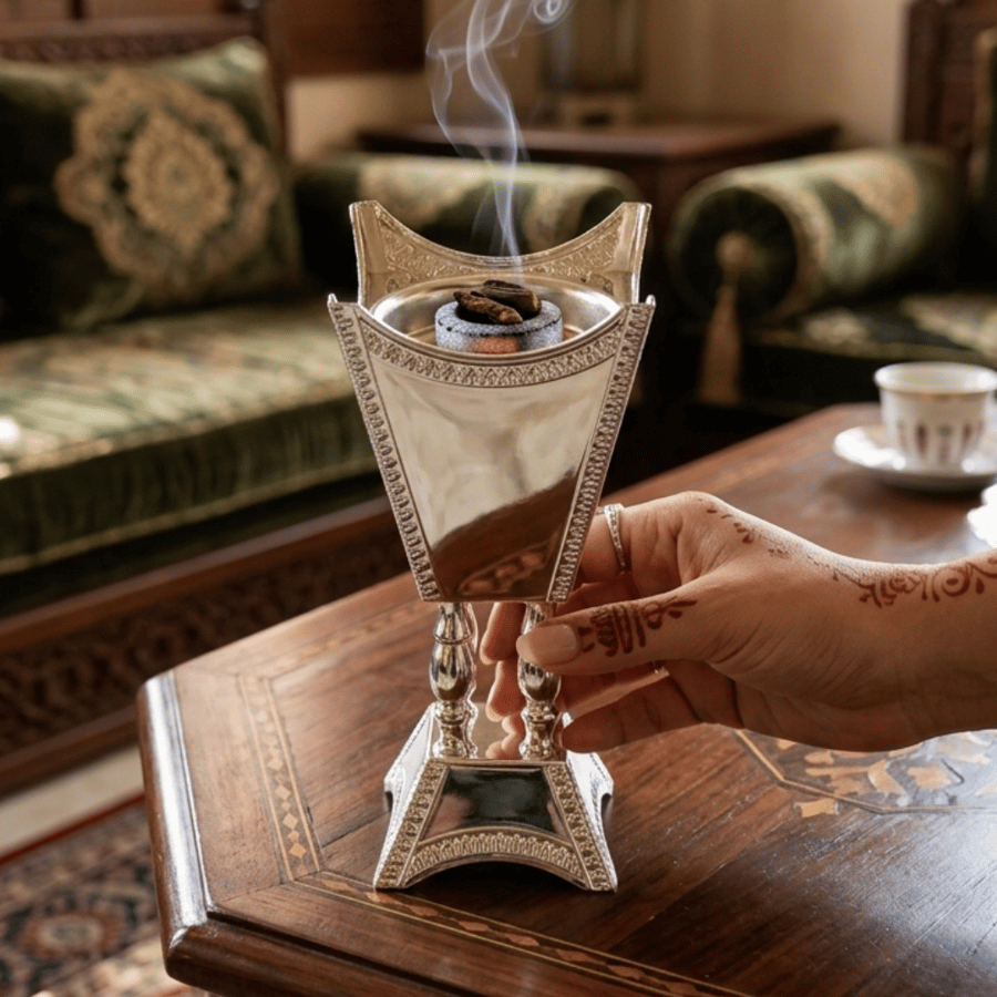 مبخرة فضي مصنوعة من الاستيل المقاوم للصدأ