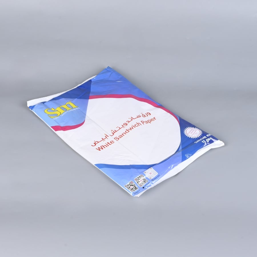 ورق ساندويتش إس إم ابيض صحي240*340