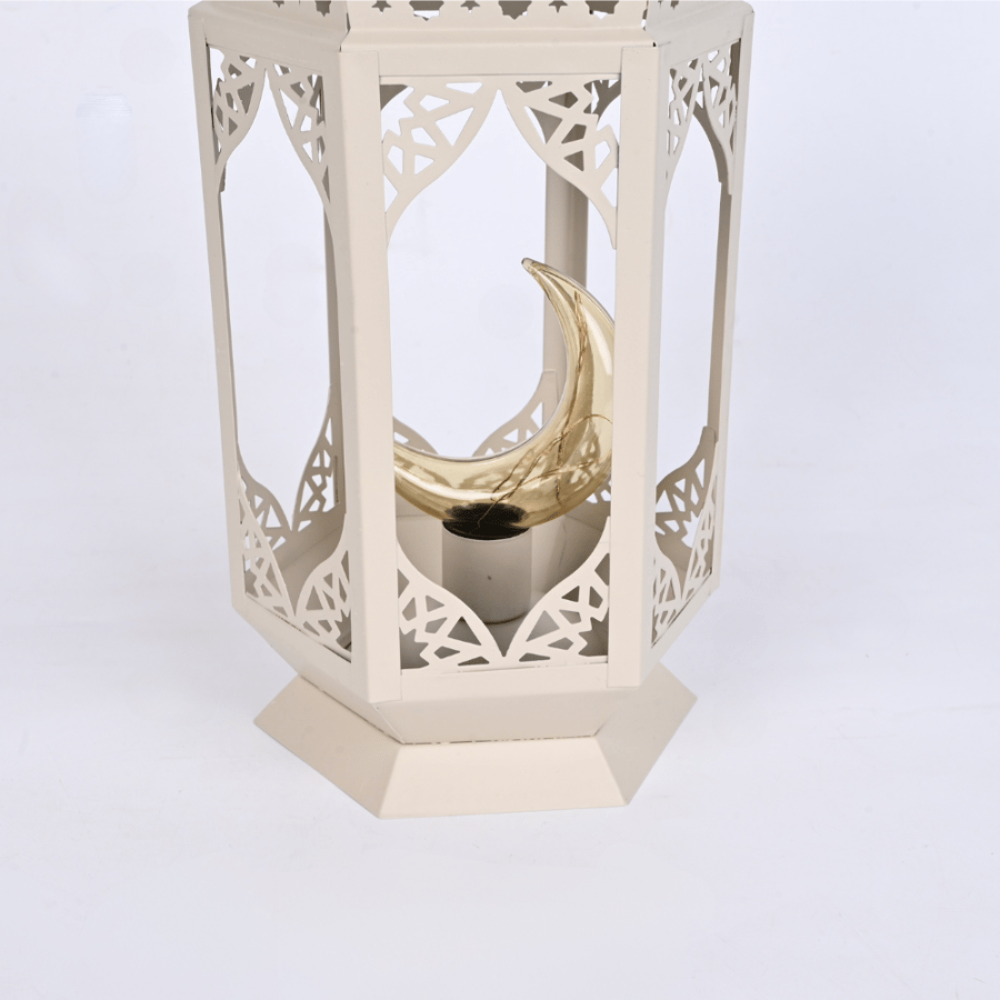 فانوس رمضان بإضاءة أنيقة وتصميم مميز - طراز أ