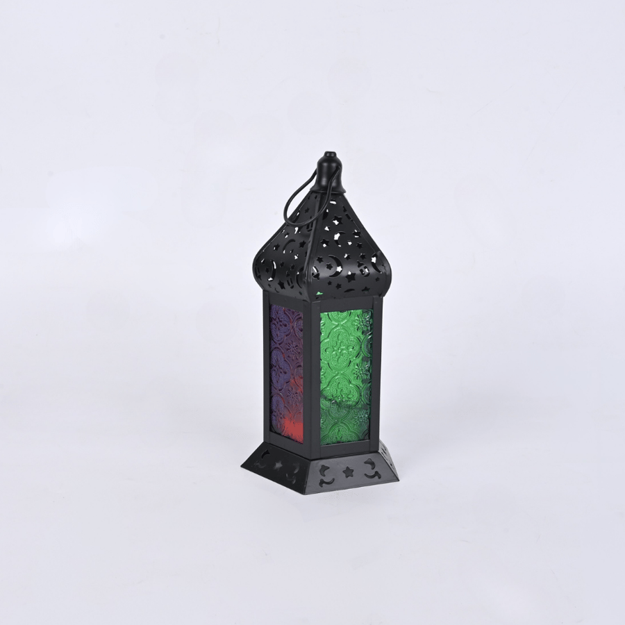 فانوس رمضان لد إضاءة أنيقة وتصميم مميز - طراز ح