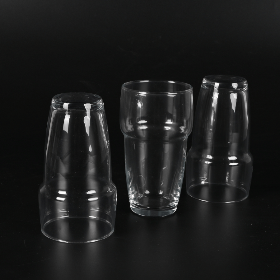 طقم كاسات زجاج 3 حبه ½11 اوز - طراز أ