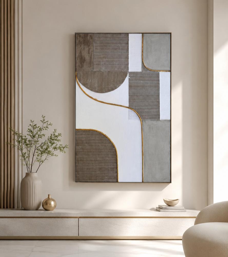 لوحة جدارية سيلانثي فاخرة كبيرة 120×80 سم بتصميم عصري راقٍ ومميز لإضفاء لمسة من الفخامة والأناقة على ديكور المنزل والمجالس