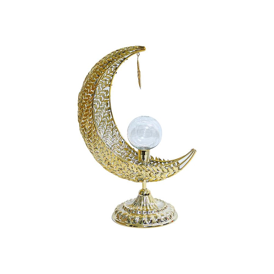 هلال رمضان ذهبي مضيء