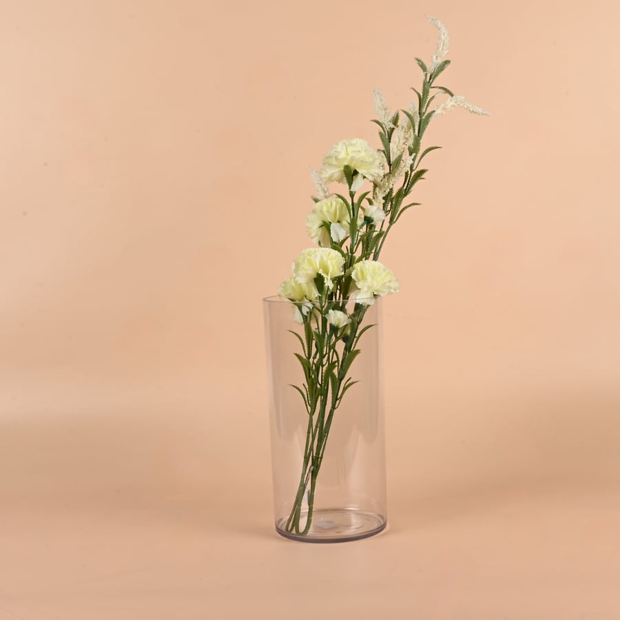 فازة اكريلك شفاف اسطواني - طراز ب