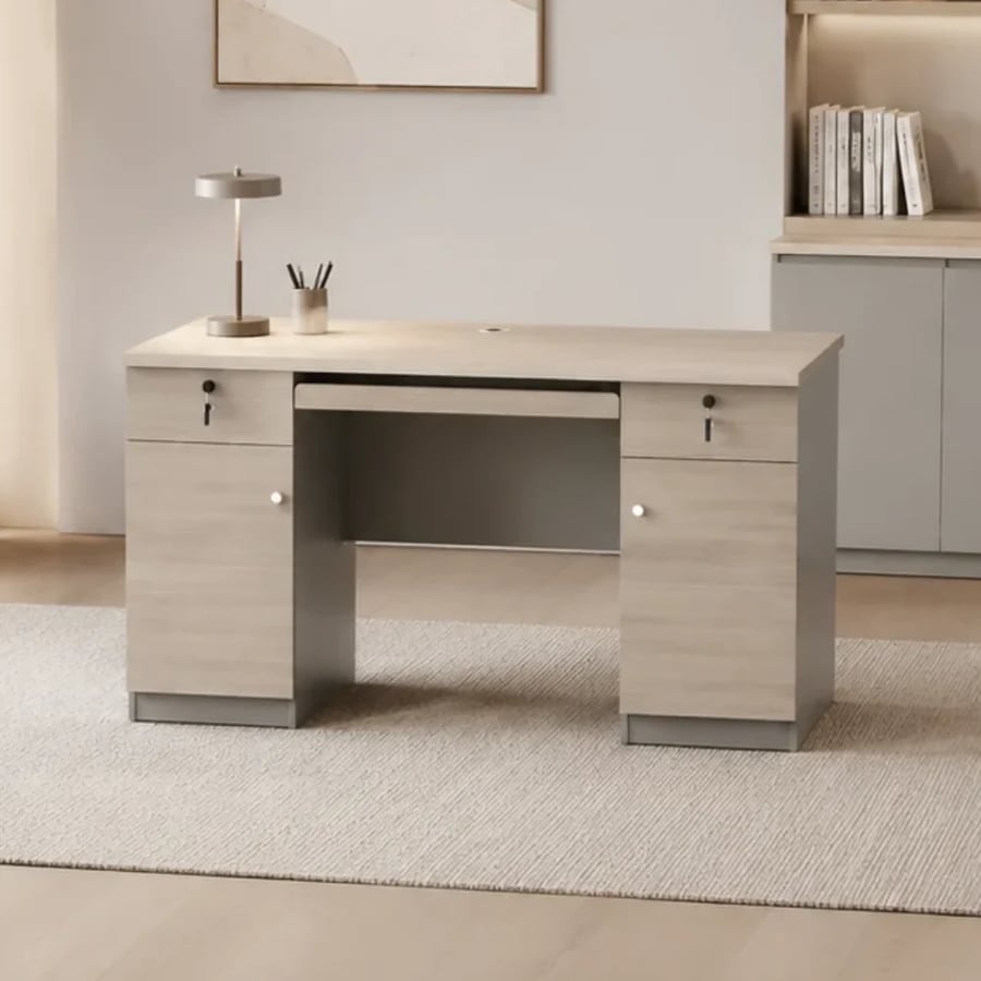 طاولة مكتب بادراج مقاس 140*60*75سم