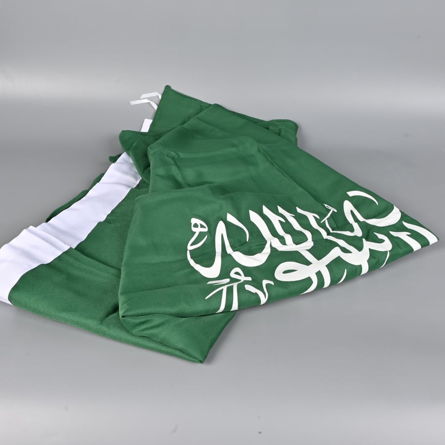 علم المملكة العربية السعودية مقاس 120×180 سم - مثالي لليوم الوطني
