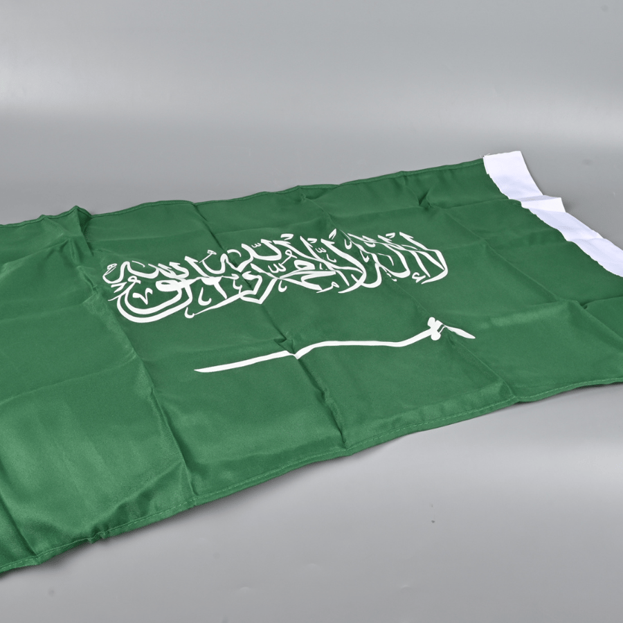 علم سعودي قماش مقاس 80×120 سم - لزينة اليوم الوطني